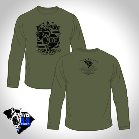 Be Strong - Olive Long Sleeve